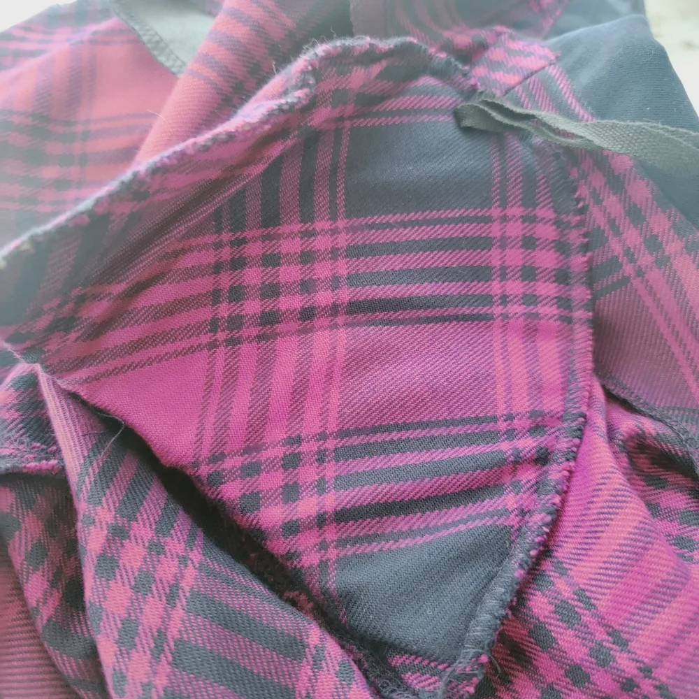 Sag Harbor NWT Vintage Plaid Red Navy Blue Preppy Blazer Office  18 gold buttons